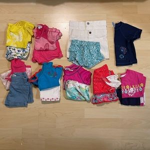 Lot of summer girls clothes size 2T Roxy, DKNY, Gap - Shorts, tops